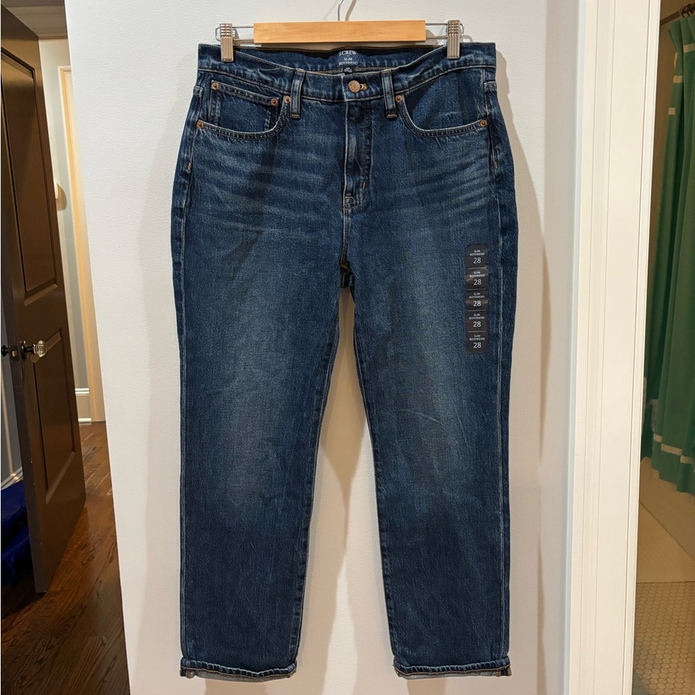 NWT J Crew Slim Boyfriend All-Day Stretch Jeans